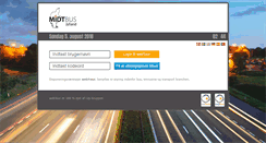 Desktop Screenshot of midtbusjylland.webtour.dk