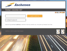 Tablet Screenshot of anchersen.webtour.dk